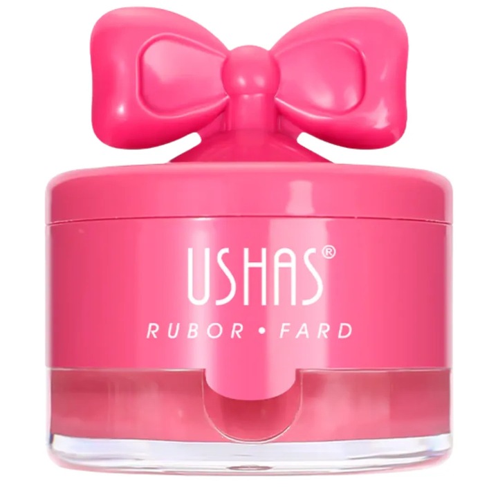 Blush Mousse Ushas, 08-as árnyalat, rózsaszín, könnyed textúra, egyenletes felvitel