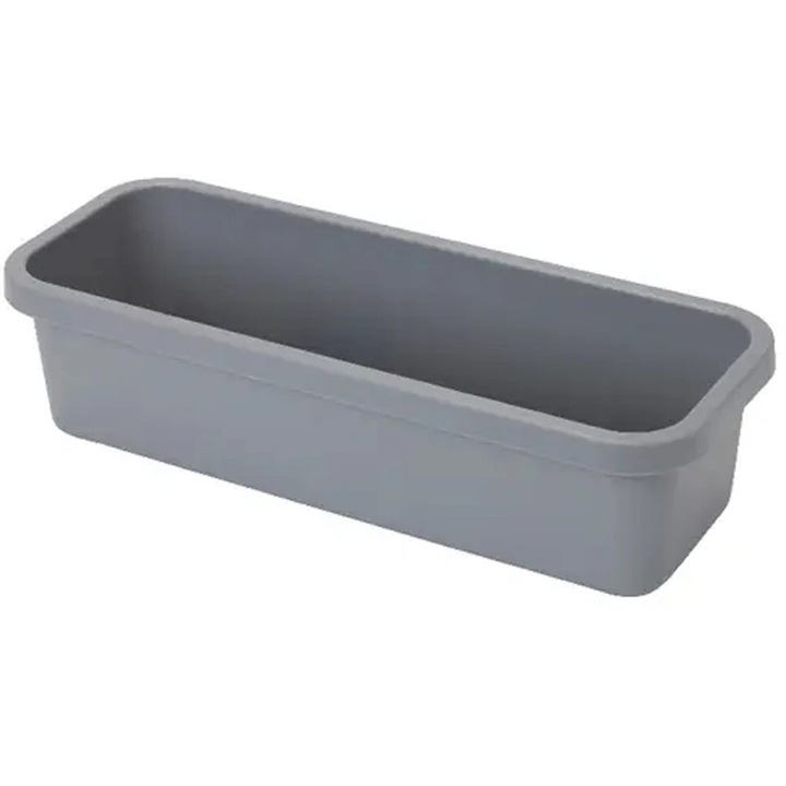 GoodHome tárolódoboz elválasztó, műanyag, szürke, 36x13.8x10cm