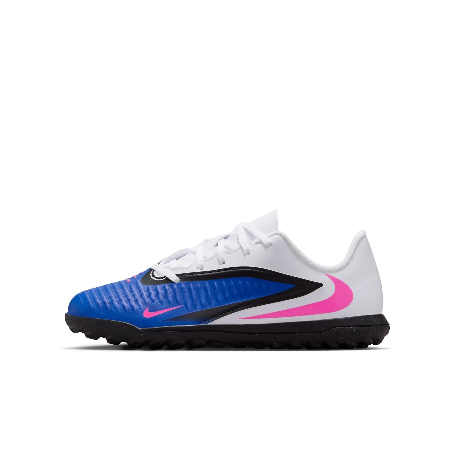 Ghete fotbal Nike Junior HyperVenom Phantom II pentru copii, White