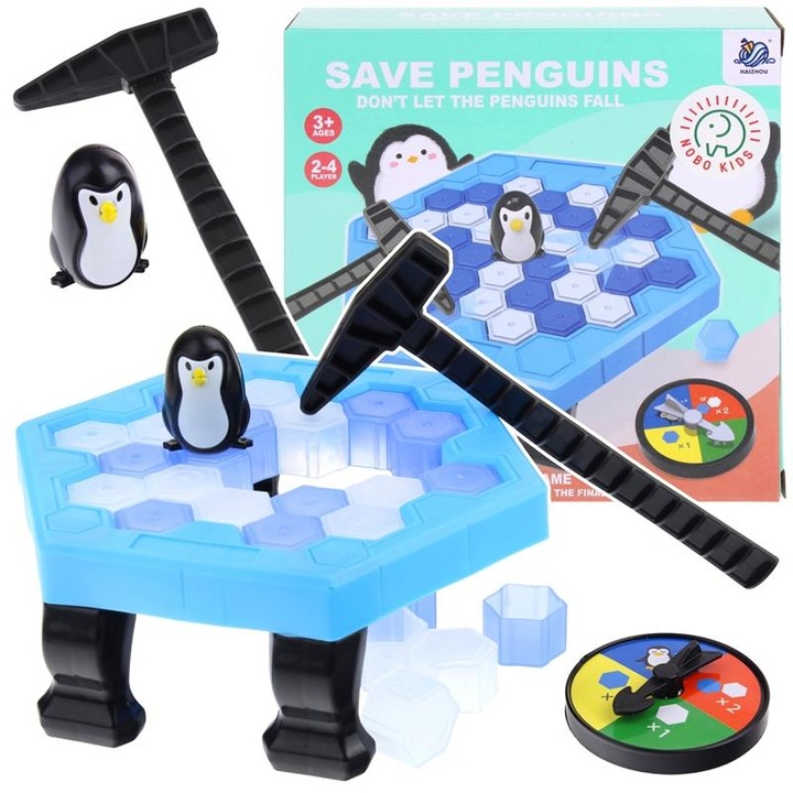 Nobo Kids társasjáték, Ügyességi játék, szett, 2-4 játékos, 14,7x17x6,5cm, többszínű