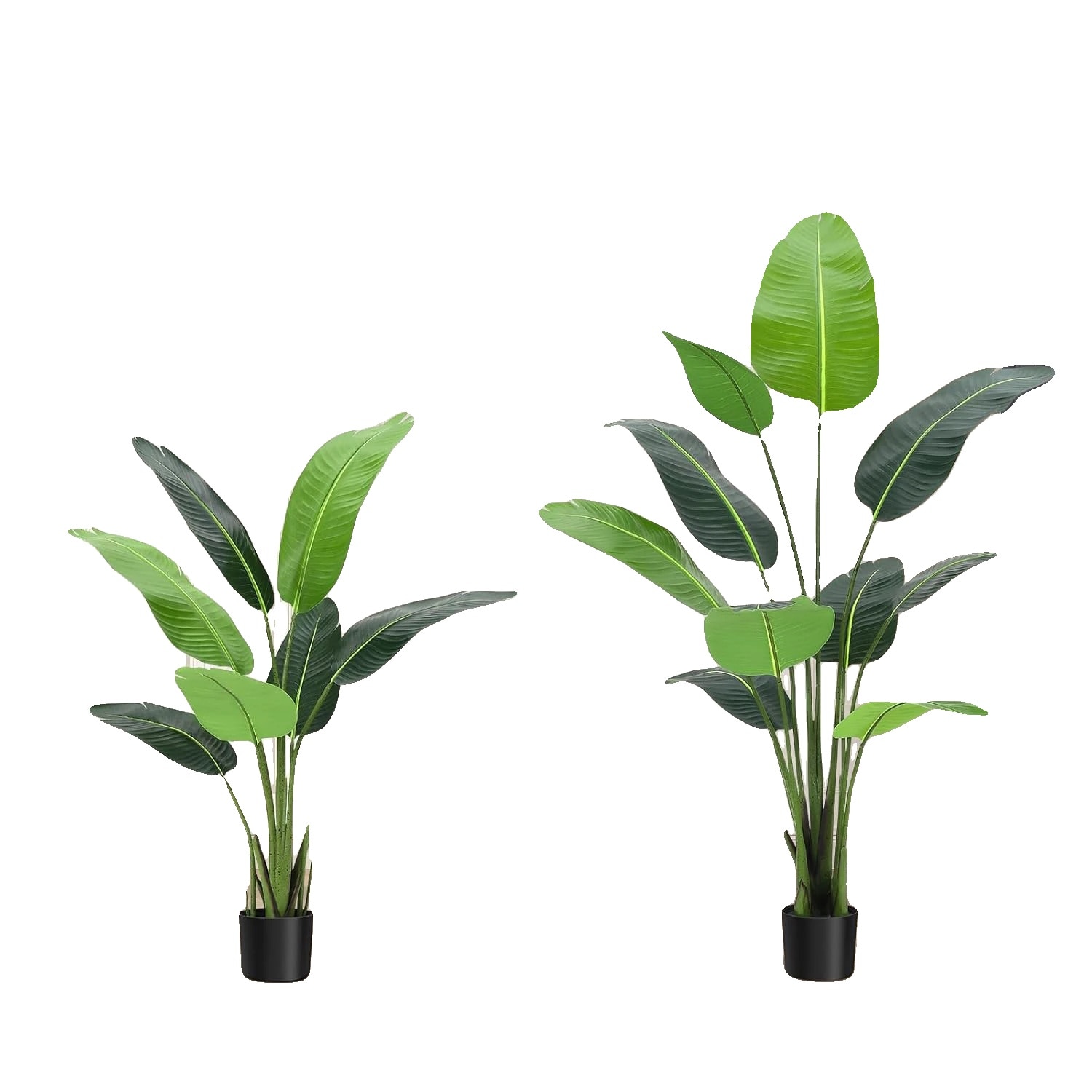 Planta artificiala Bird of Paradise, decor faux, verde, 120cm