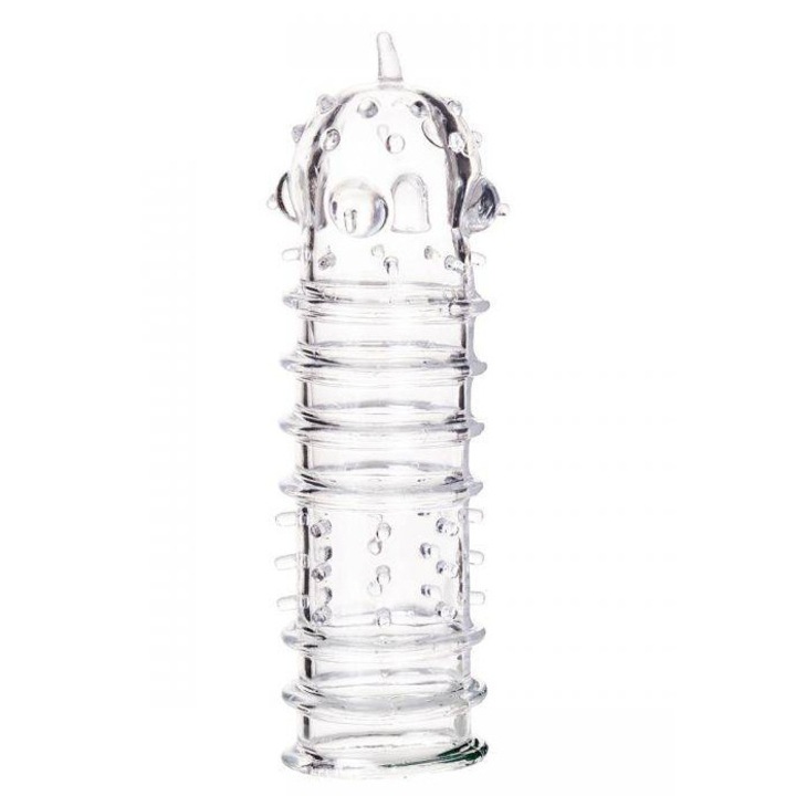 Manson pentru penis, A Toys, transparenta, 15,3cm, elastica