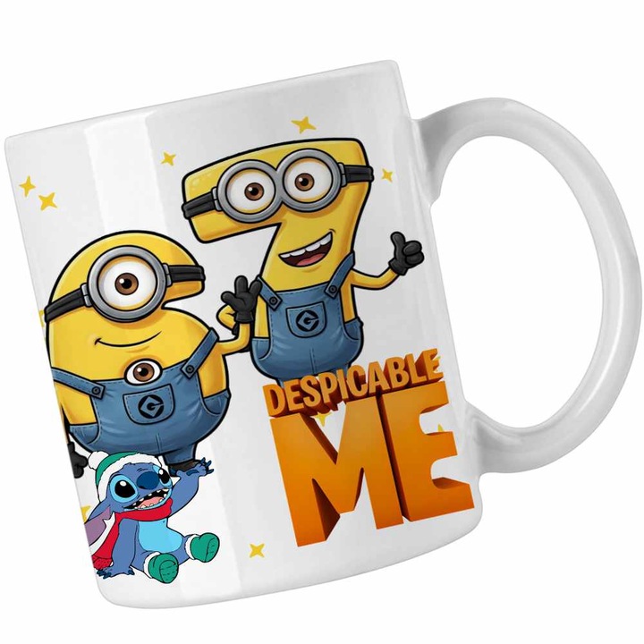 Cana Minions Six Seven 67 Sase Sapte Despicable, alba, 330ml