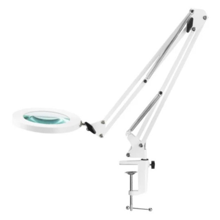 Lupa cu lampa LED cosmetic, brat reglabil, lumina rece ZoePRO COOL
