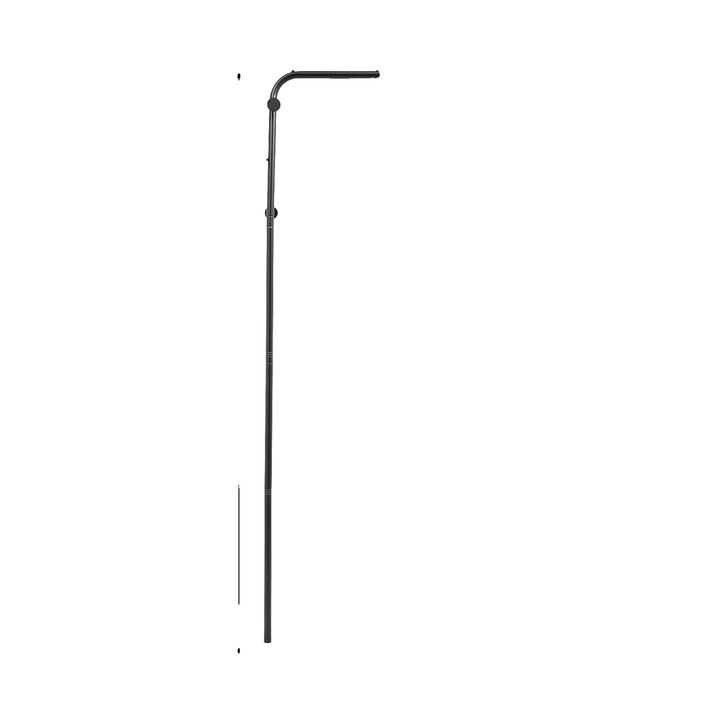 Fogas, modern design, 3 kampó, fekete, 40x25cm