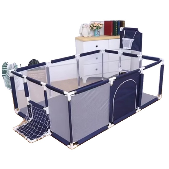 Tarcuri copii, design pliabil, 180x65cm, albastru