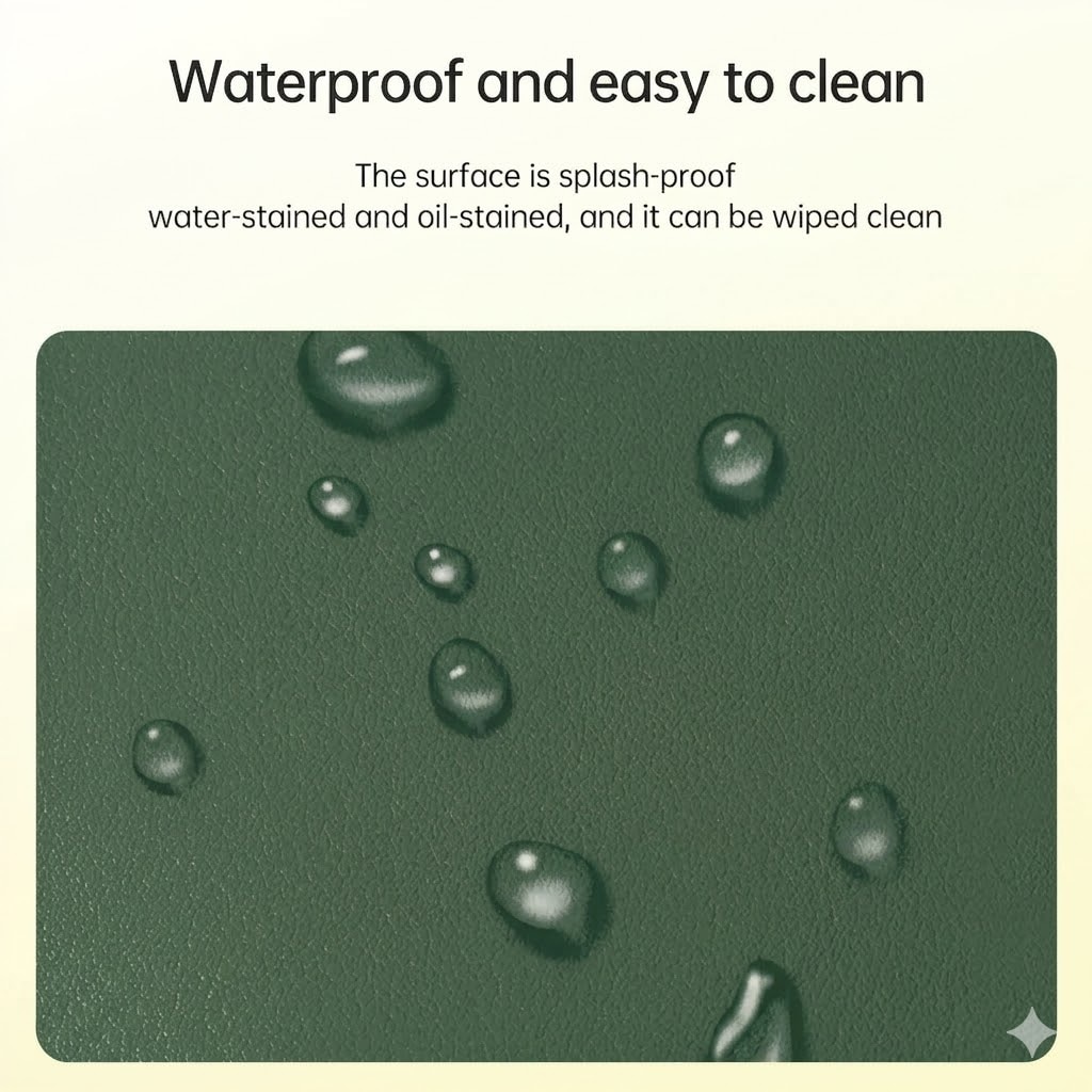 Husa Laptop Excitat®, Compatibila MacBook Air Pro M1 M2 M3 M4 M5, Protectie Impermeabila din Piele PU, Textura Anti-Zgarieturi, Functie Mouse Pad, 13-14 inch, Vertical, Verde