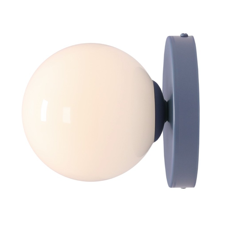 Aplica perete Aldex Ball II, metal, albastru prăfuit, E14
