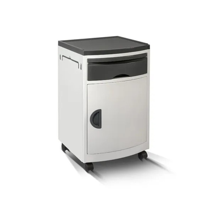 Noptiera de spital, mobilier medical functional si igienic, albastru, Golden Protect