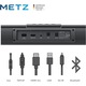 Soundbar Metz MSE3001Z, Stereo 2.0, 60W, Negru, Bluetooth