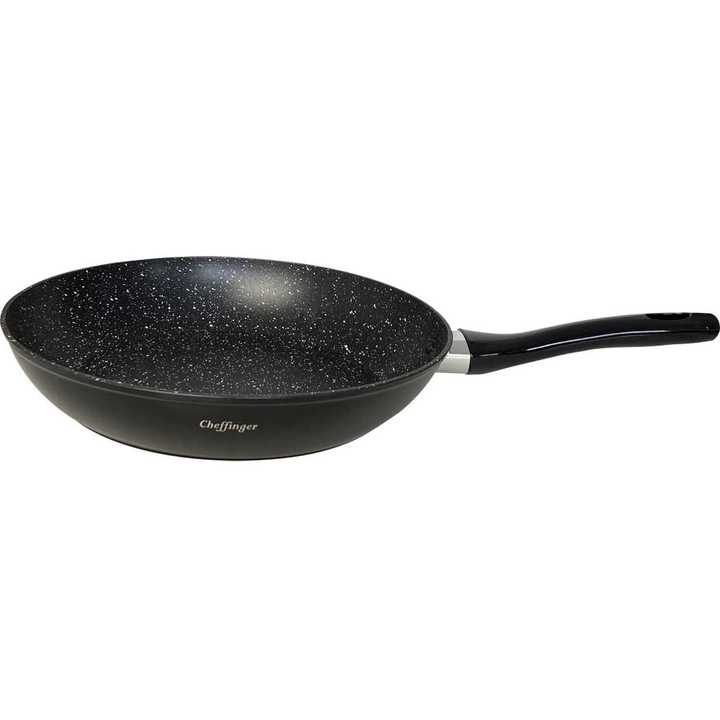 Cheffinger Tigaie cu acoperire din marmura CF-FFP30- Black, anti zgarieturi, 30cm