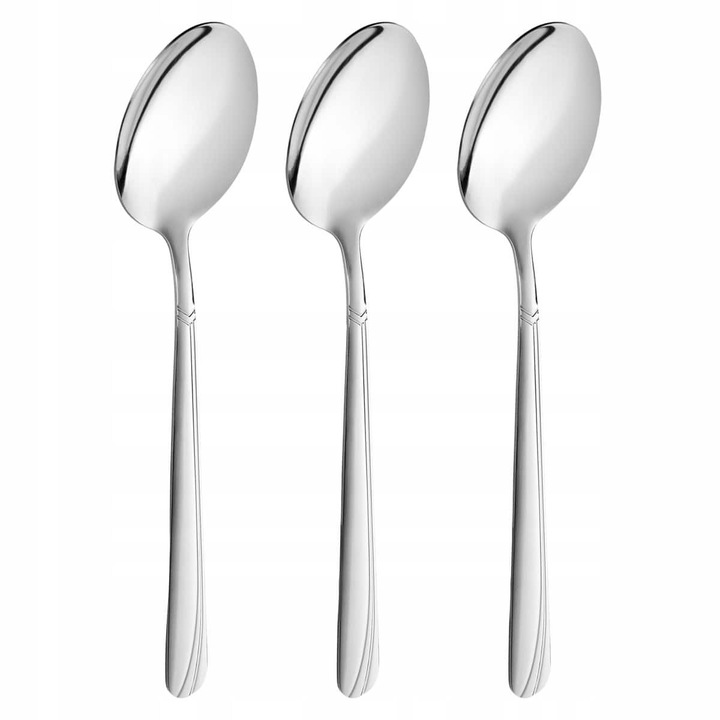 Linguri de supa Kamille – set 3 bucati din otel inoxidabil