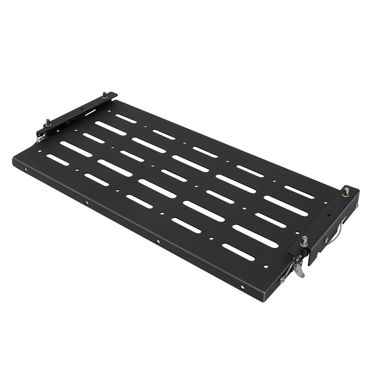 Masa pliabila, design portabil, constructie rezistenta, neagra, 75 lbs