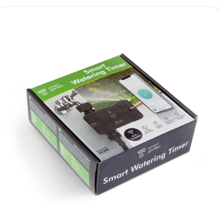 Controler Inteligent pentru Irigare Gradina WiFi, Automat, Compatibil Alexa & Google Home