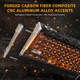 Клавиатура ATTACK SHARK R68HE с кабел, бърз спусък, 8K, RGB, прецизност 0,005 мм, латентност 0,08 мс, 256K сканиране, магнитен превключвател с ефект на Хол, карбонови влакна + CNC алуминиева сплав за PC FPS (мастило)