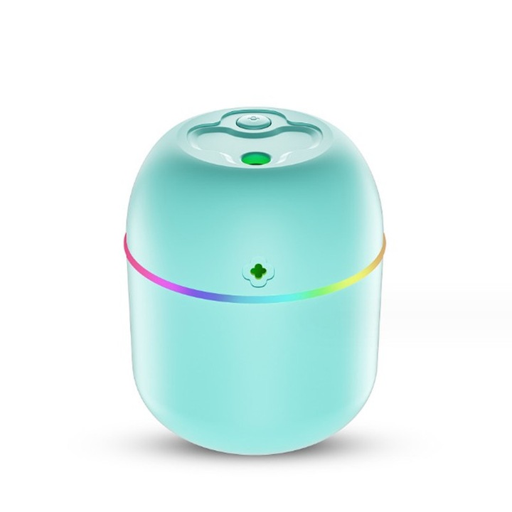 Umidificator Solac, model HU1053, capacitate 300 ml, 10 W, 2 niveluri intensitate, multicolor, 15 m2
