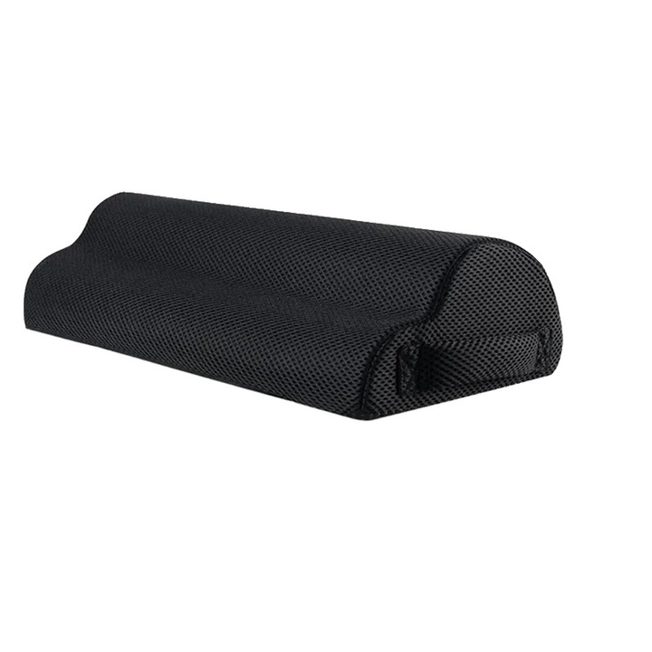 Ergonomikus lábtartó, könnyen tisztítható, fekete