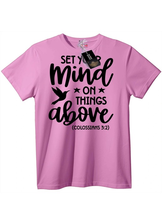 Tricou Îndreaptă-ți mintea spre cele cerești, Rose Polemic