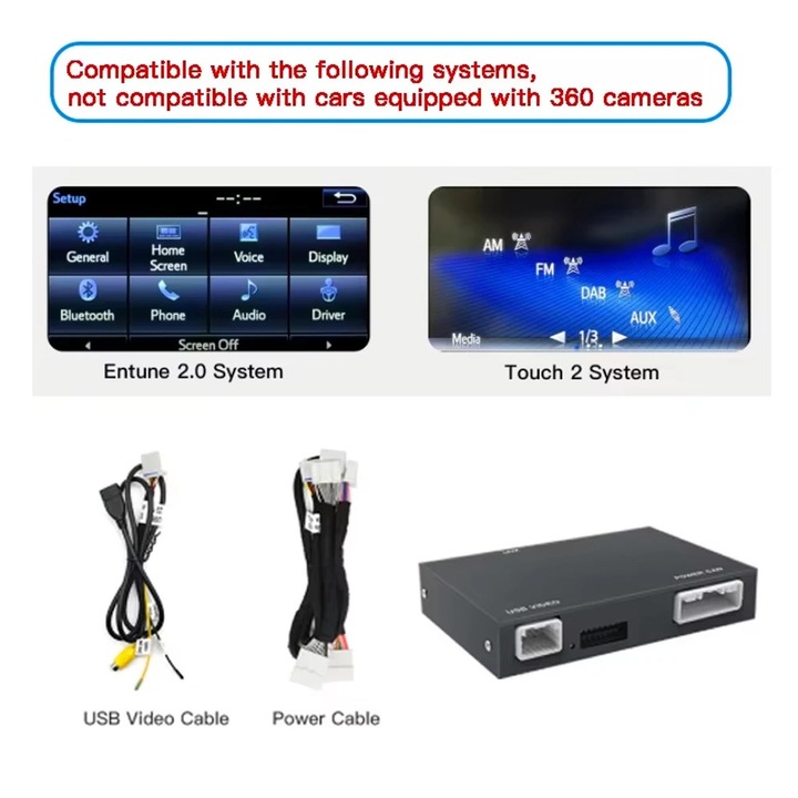 Adaptor Wireless Carplay Android Auto, Instalare usoara, pentru Toyota