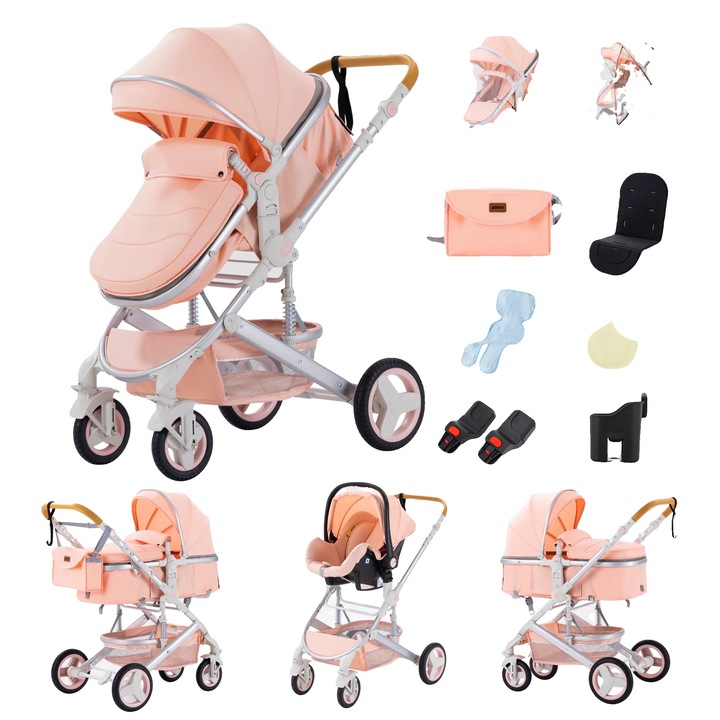 Marsupiu multifunctional, 530, roz, design usor, capacitate 20 kg