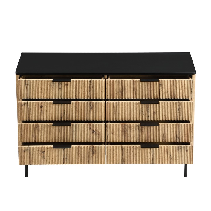 Скрин, модерен дизайн, щедро място за съхранение, 120x39.5x80cm