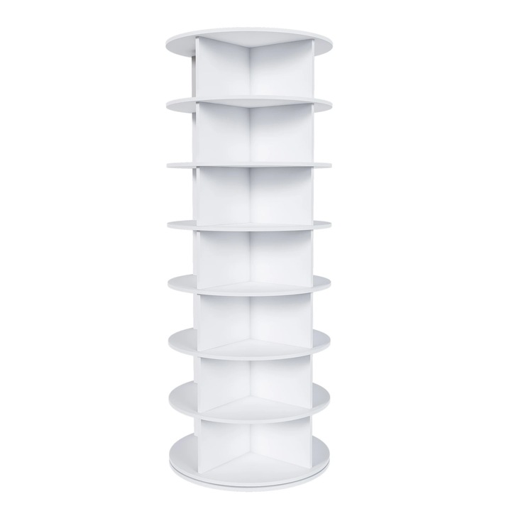 Suport pentru incaltaminte, capacitate 28 perechi, rotativ 360°, montare fara unelte