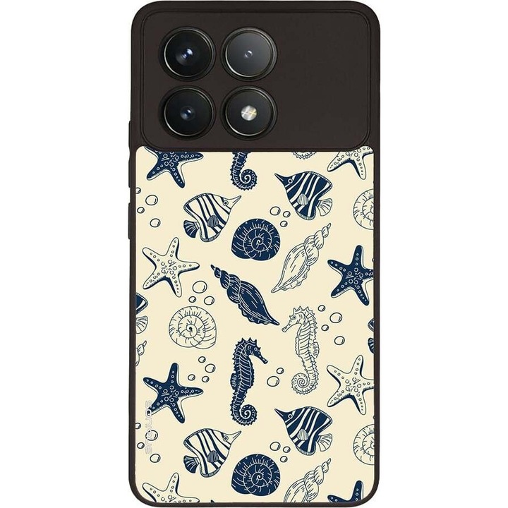 Husa telefon Sonique Ocean Series pentru Xiaomi Poco F6 Pro 5G, silicon, multicolor, 10x15x22cm