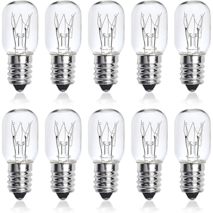 Комплект 10 крушки 25W E14, димируеми, прозрачни