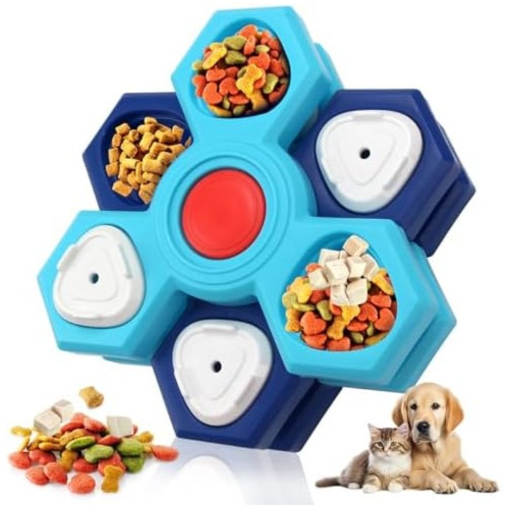 Jucarie interactiva pentru caini, 4 niveluri, stimulare mentala