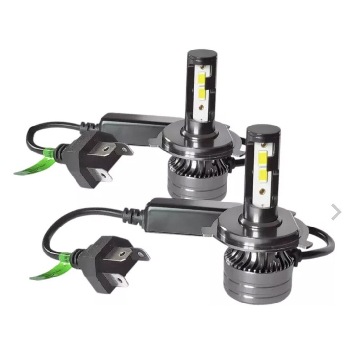 Set 2 leduri H4 canbus, 180w, 6000k, 16.000 LM
