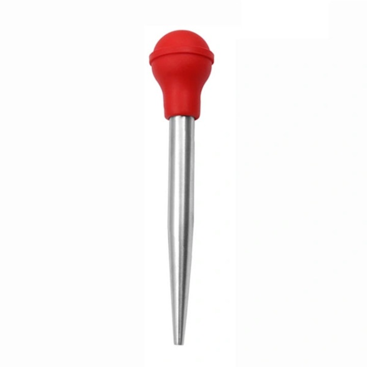 Set ustensile gratar, perie din otel inoxidabil cu ventuza, usor de curatat, pentru marinarea carnii