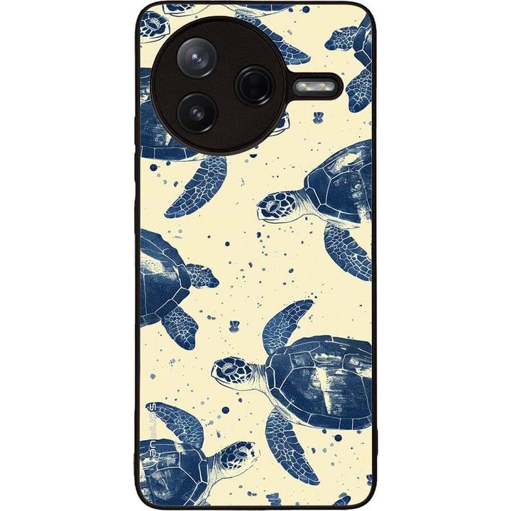 Husa telefon Sonique Ocean Series pentru Xiaomi Poco F7 Pro 5G, silicon, design cu testoase, protectie antisoc, multicolor