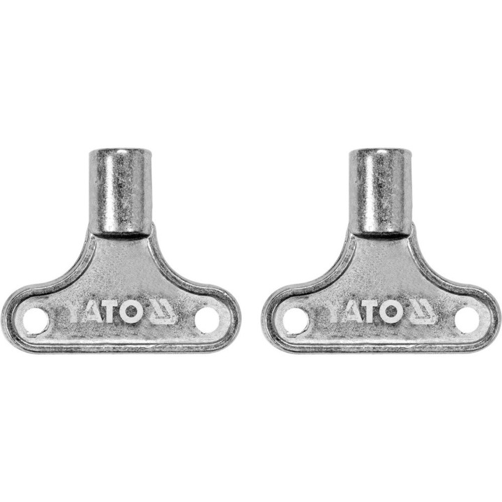 Cheie fixa Yato 2 buc, 5mm x 30mm x 35mm, pentru aerisirea radiatoarelor