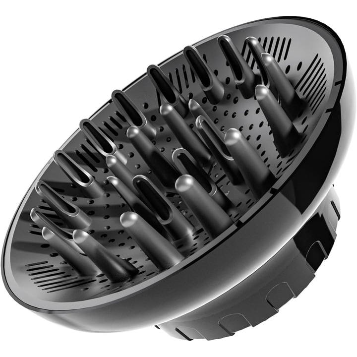 Hajszárító diffúzor, univerzális, 3.5-6.6 cm átmérőjű fúvókákhoz adaptálható, göndör vagy hullámos hajhoz