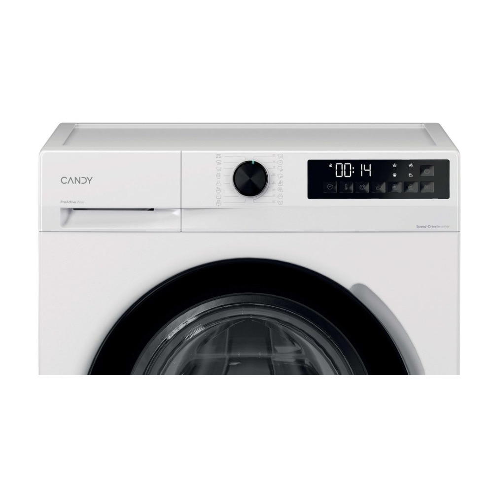 Masina de spalat rufe Slim Candy GD 27SSB7-S, Motor Inverter, Abur, ProActive Wash, Calcare usoara, Antibacterian, Clean Shield, AI Silent Motion, Start/Pauza, 7 kg, 1200 rpm, Clasa A, Alba