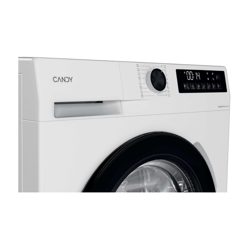Masina de spalat rufe Slim Candy GD 27SSB7-S, Motor Inverter, Abur, ProActive Wash, Calcare usoara, Antibacterian, Clean Shield, AI Silent Motion, Start/Pauza, 7 kg, 1200 rpm, Clasa A, Alba