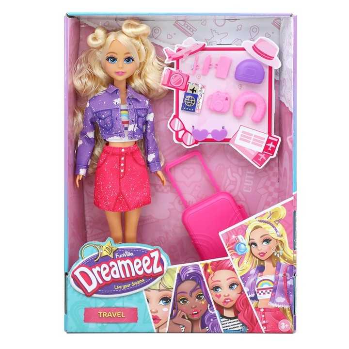 Dreameez Papusa Set Calatorie S00081028