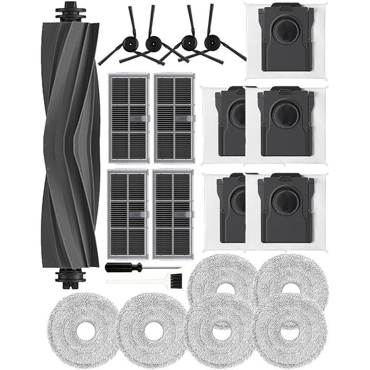 Set accesorii de schimb pentru aspiratoare Dreame X40 PRO/X40 Ultra/L40 Ultra, 22 piese, multicolor