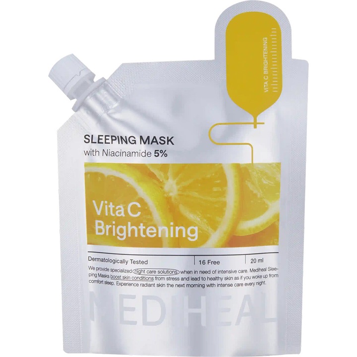Masca de fata, MEDIHEAL, Vita C Brightening, 20 ml