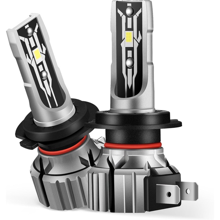 Becuri auto, CN360 E2, 50W LED, 30,000 lumeni, H7, set 2 bucati