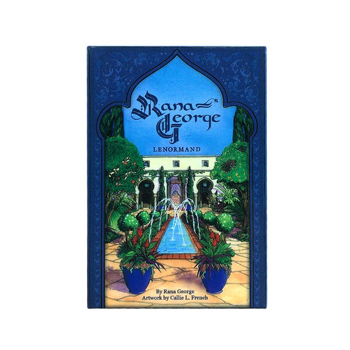 Pachet de carti oracle, Rana George Lenormand, arta semnificativa, cutie eleganta, 10x15cm