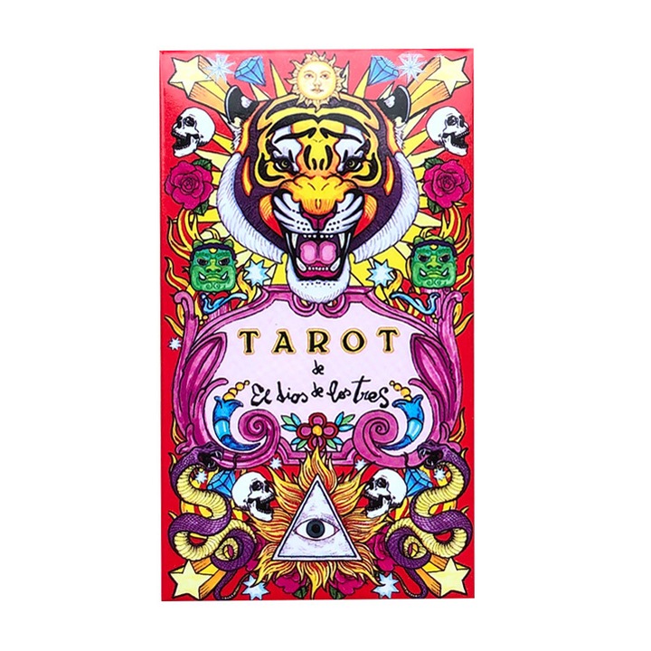 Pachet de tarot, design clasic, simboluri bogate, material de calitate, 78 carti