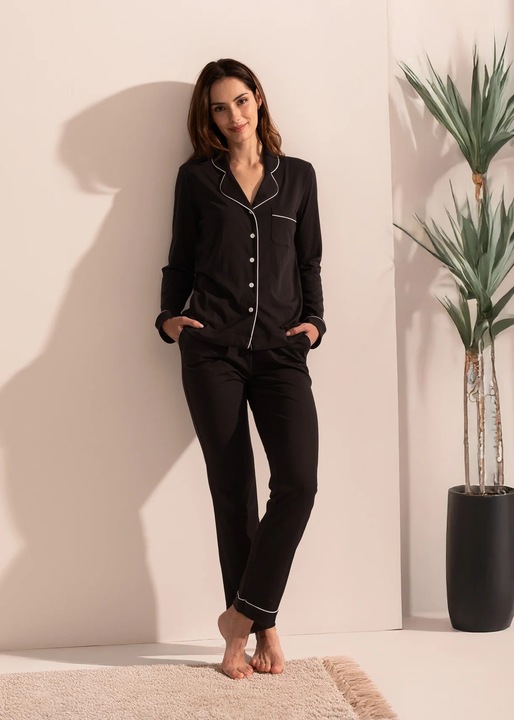 Pijama Dama Ana Modal, Negru