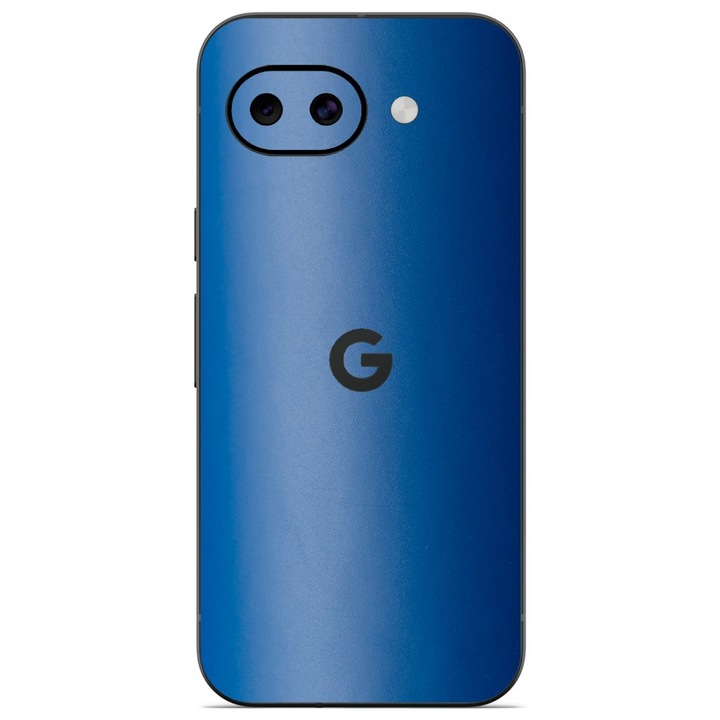 Folie skin SILKASE pentru Google Pixel 10a, protectie spate telefon, albastru inchis mat