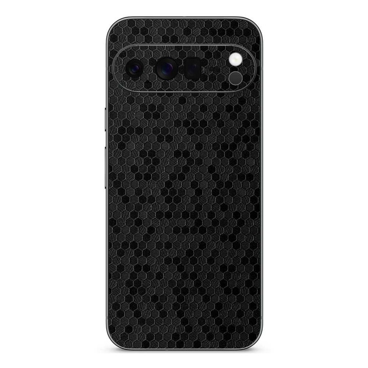 Folie skin SILKASE pentru Google Pixel 10 Pro XL, protectie spate telefon, negru hexa