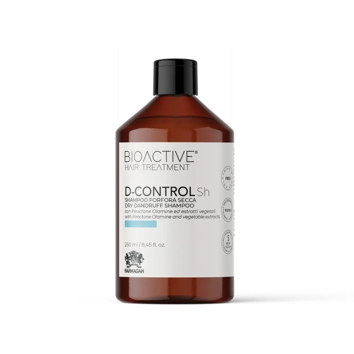 Sampon tratament pentru matreata uscata Bioactive Hair Treatment D-control Sh Dry Dandruff Shampoo 250ml