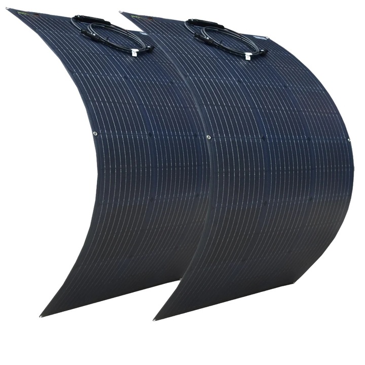 Panou solar flexibil, 2 bucati, 120W, monocrystalline, 107x57x0.25cm