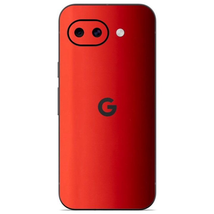 Folie skin SILKASE pentru Google Pixel 10a, protectie spate telefon, rosu lucios