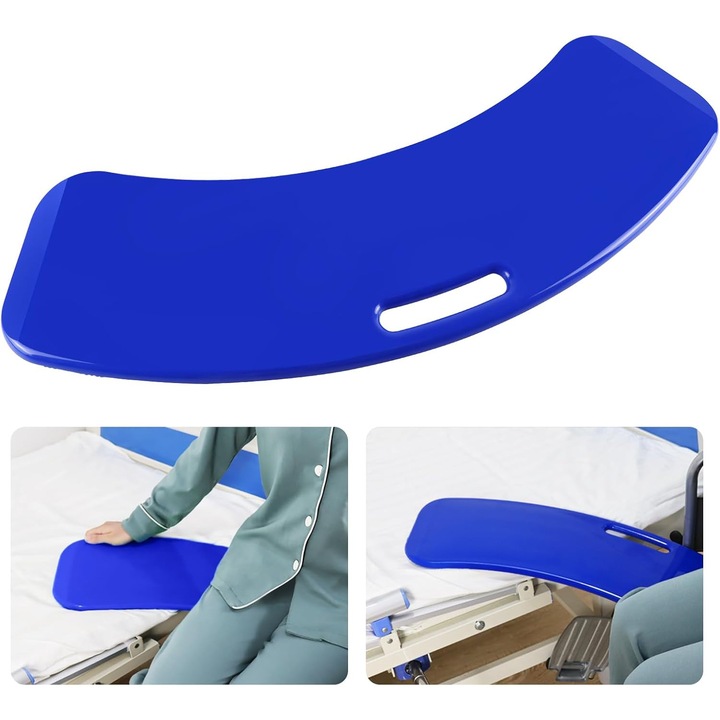 Placă de transfer pentru scaun cu rotile, lynker, albastru, 200kg, 79x20.5x1.2cm