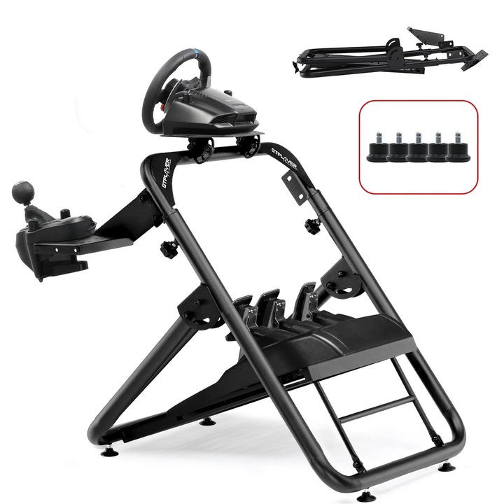 Suport pentru volan, inaltime ajustabila, compatibilitate ridicata, negru